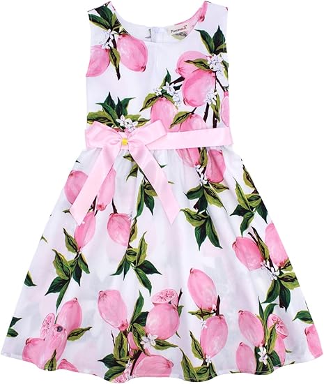 Kid Floral Cotton Girls Dresses Summer Girl Clothes - Image 3