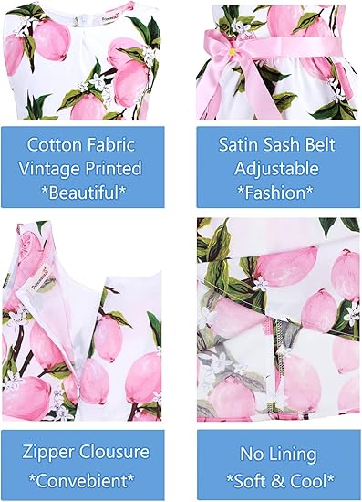 Kid Floral Cotton Girls Dresses Summer Girl Clothes - Image 4